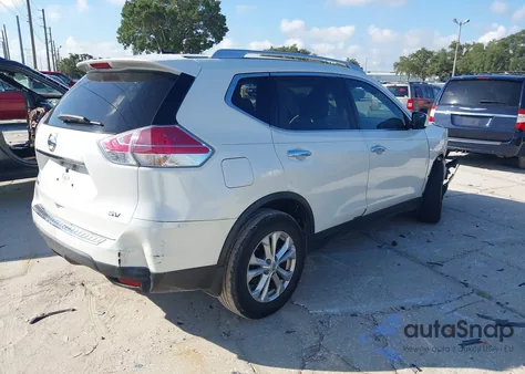 2015 Nissan Rogue Sv z USA, uszkodzony, nr VIN KNMAT2MT9FP559834